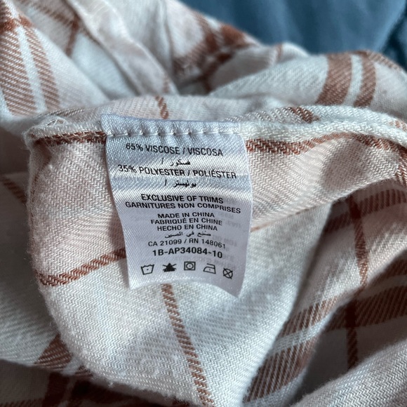 Oversized plaid shirt, worn only a couple times - Picture 6 of 6